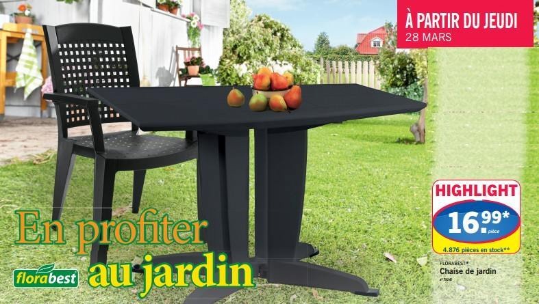 Salon de jardin pas cher lidl
