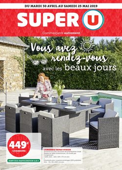 Salon de jardin super u 159€