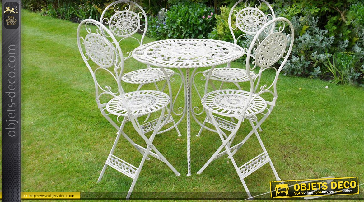Salon de jardin metal 4 personnes