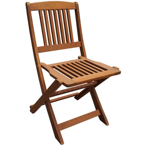Salon de jardin repas hongkong 4 - maple - marron clair