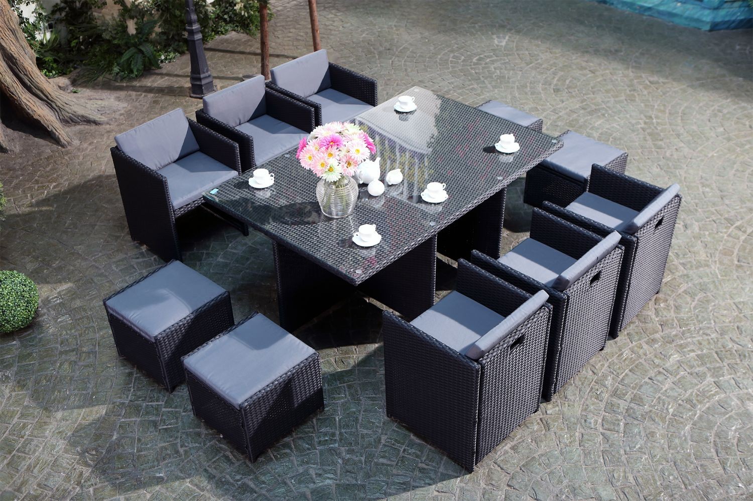 Table salon de jardin miami