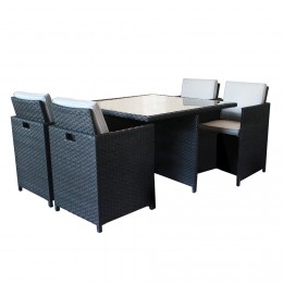 Salon de jardin osier gifi
