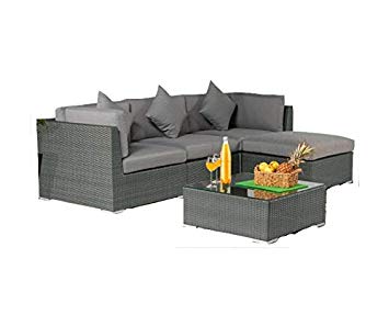 Salon de jardin modulable en résine