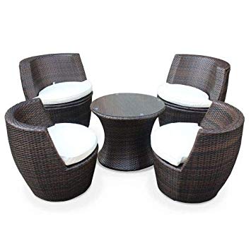 Salon de jardin tresse empilable