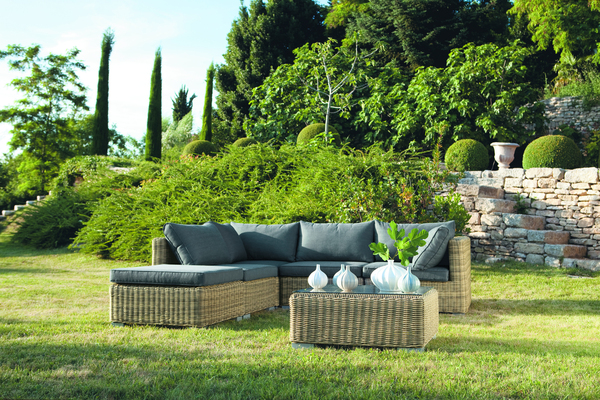 Salon jardin de la maison
