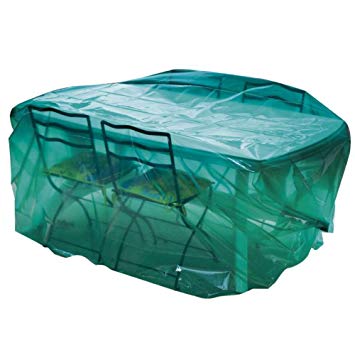 Housse plastique pour salon de jardin