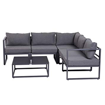 Salon de jardin modulable aluminium