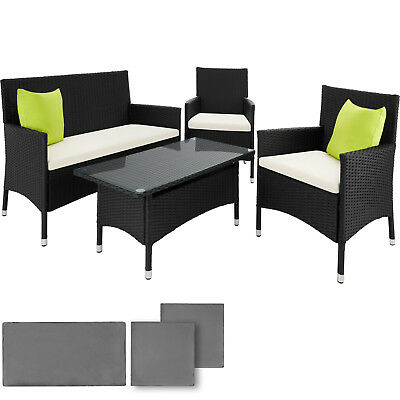 Salon de jardin résine tressée poly rotin
