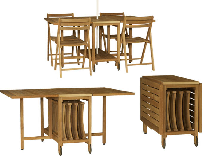 Mobilier de jardin table pliante