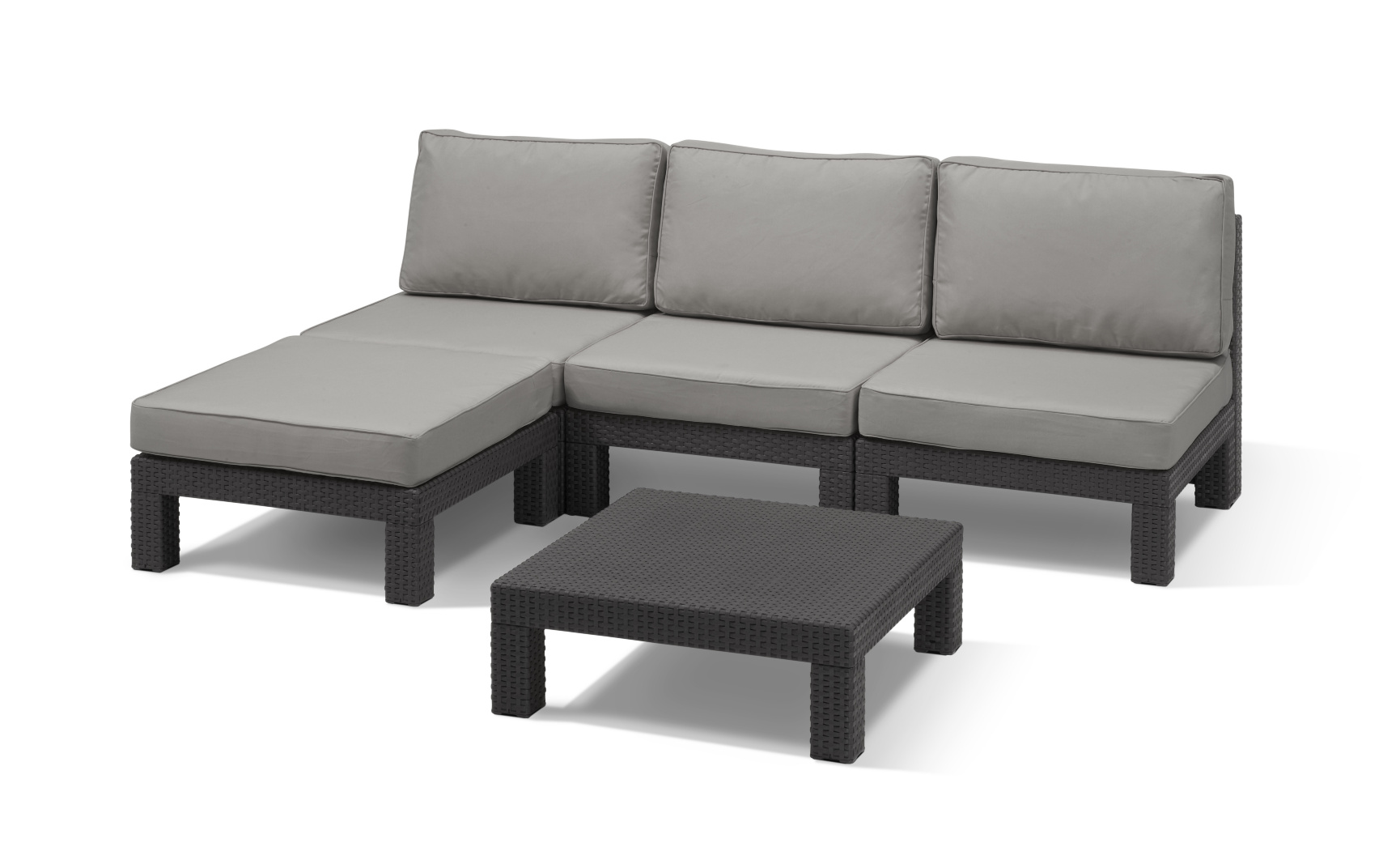 Salon de jardin nevada anthracite