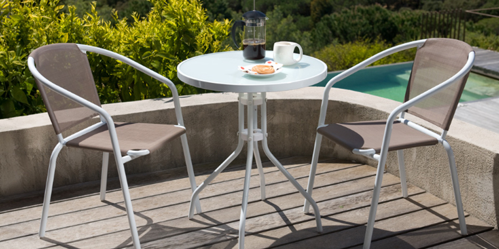 Salon de jardin pour 2 personnes pas cher