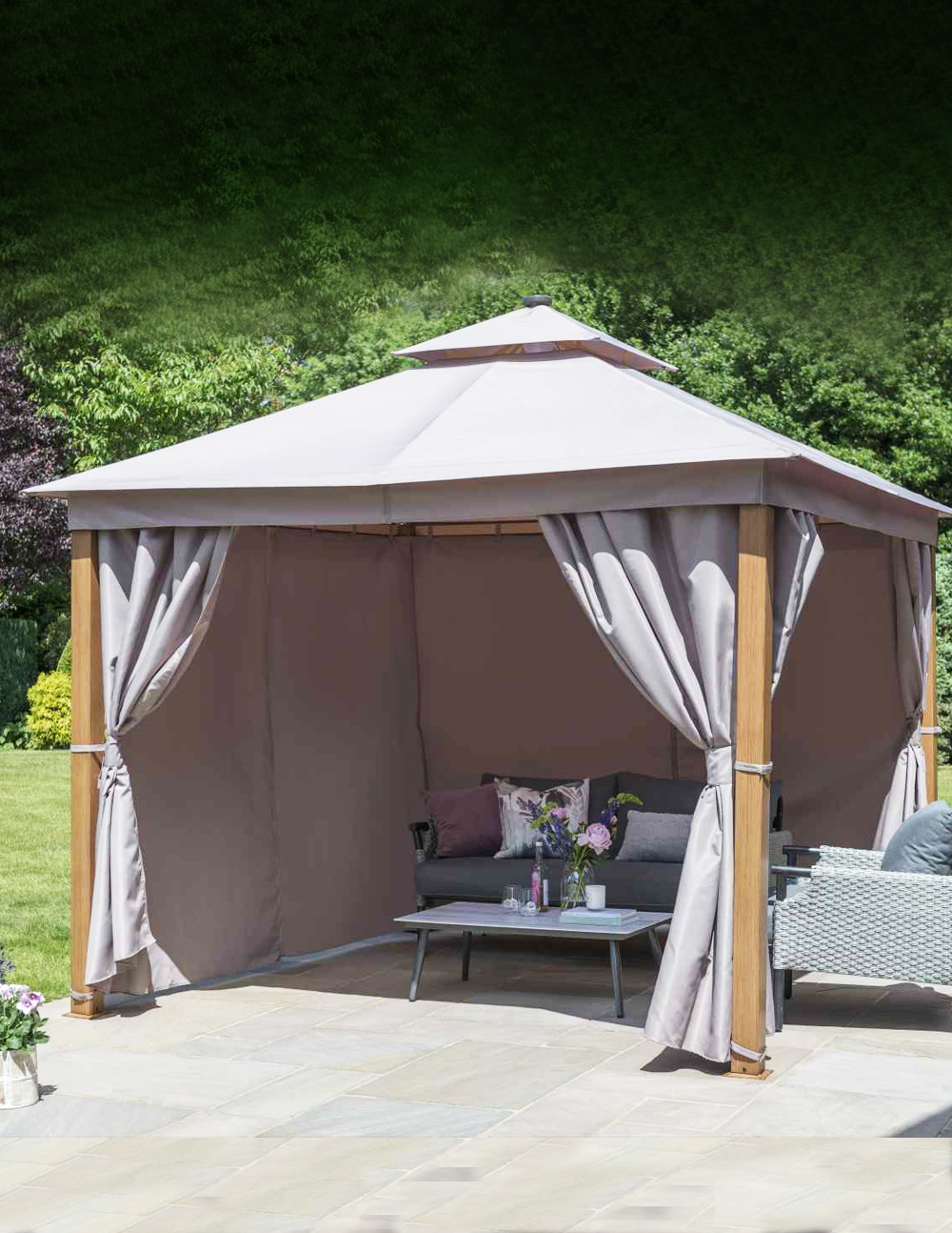 Salon de jardin luxe hamptons