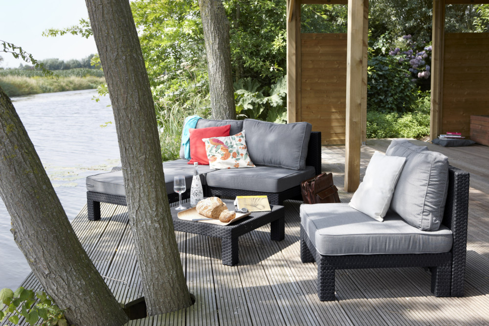 Salon de jardin modulable nevada allibert