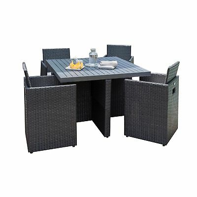 Salon de jardin cubo noir