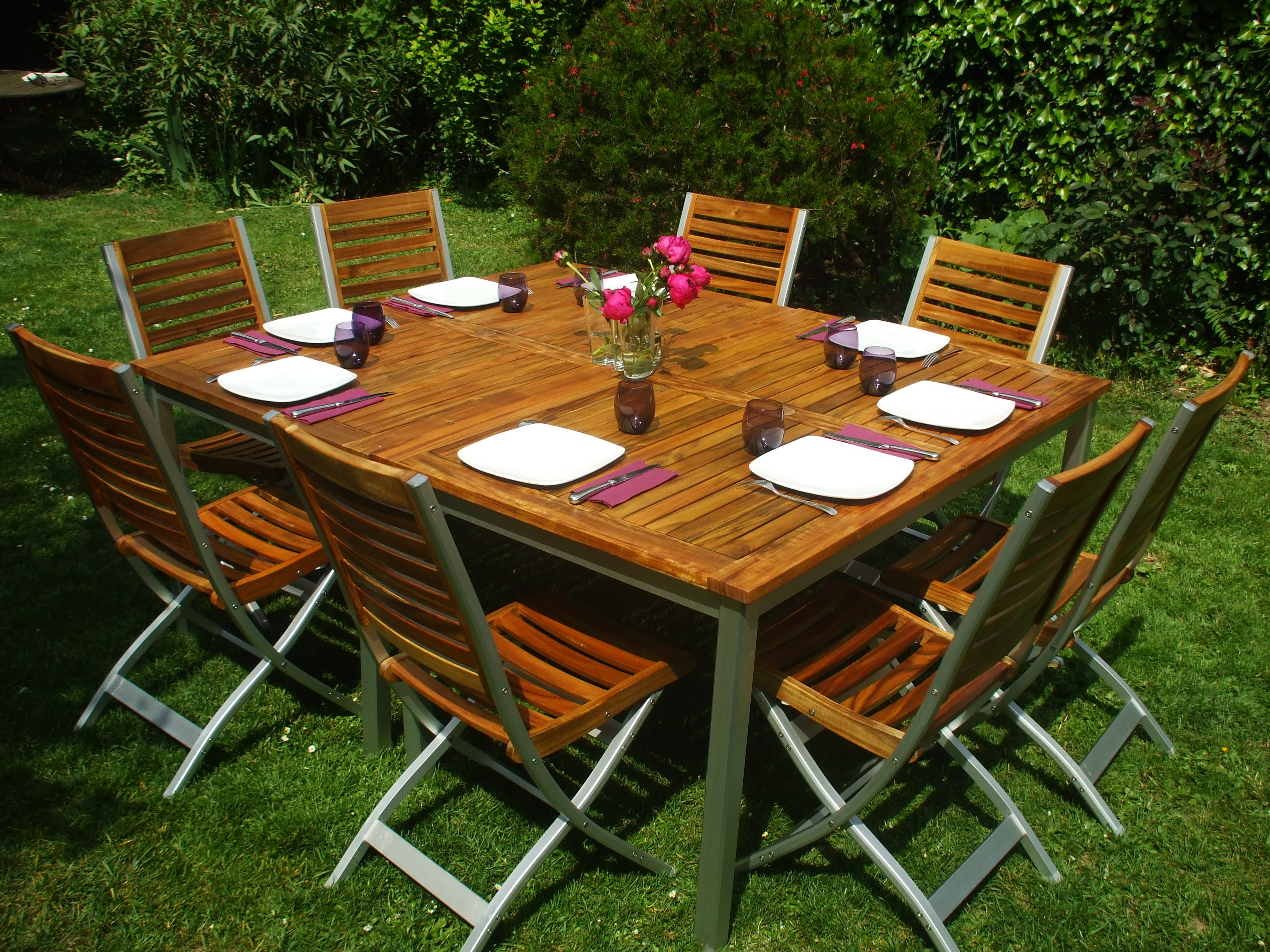 Mobilier de jardin teck haut de gamme