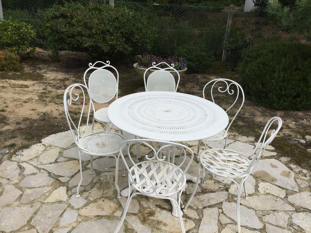 Salon de jardin fer occasion