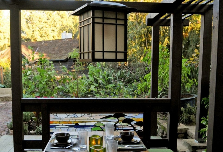 Salon de jardin coin repas