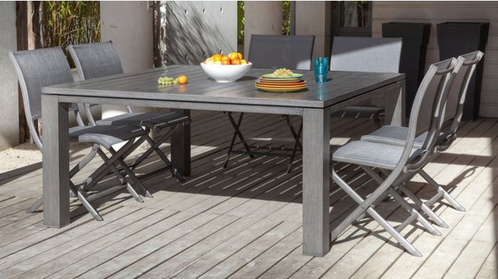 Salon de jardin oceo aluminium