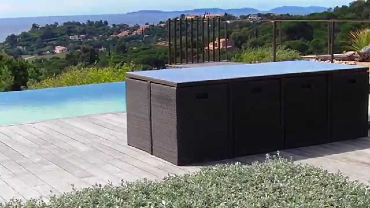 Salon de jardin resine riverside
