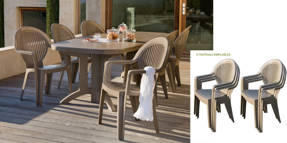 Decapage salon de jardin pvc
