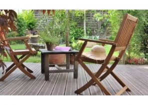 Salon de jardin point vert