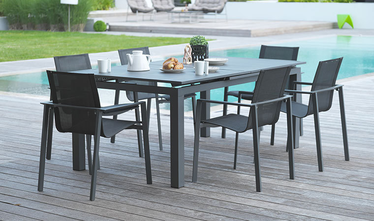 Table de salon de jardin miami