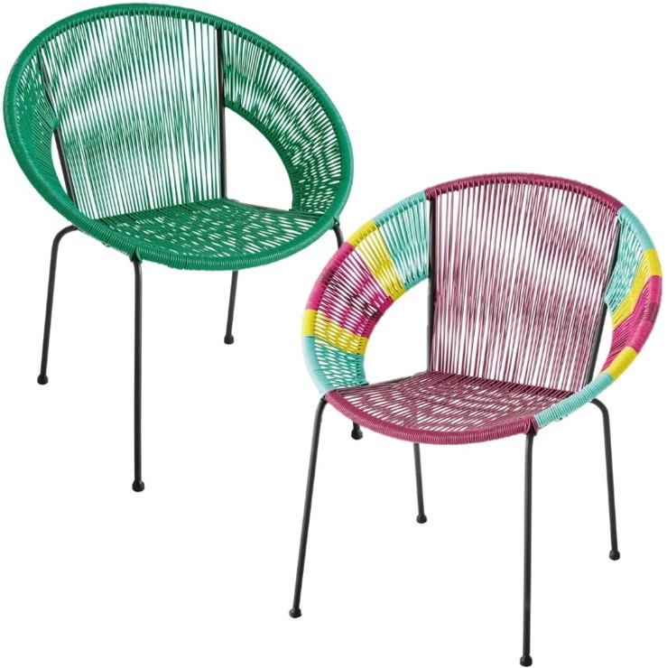 Mobilier de jardin scoubidou