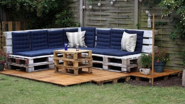 Plan salon de jardin palette europe