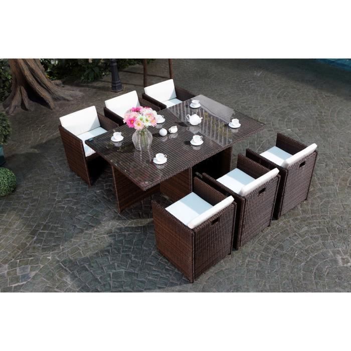 Salon de jardin miami 12 places