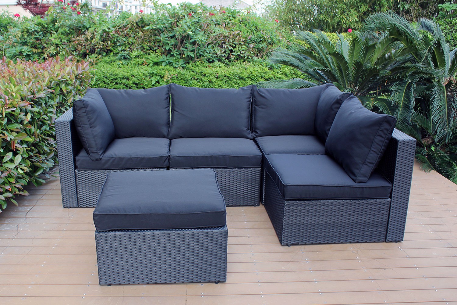 Salon de jardin modulable lounge