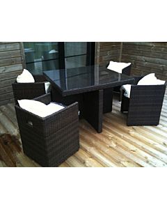 Salon bas de jardin 4 places