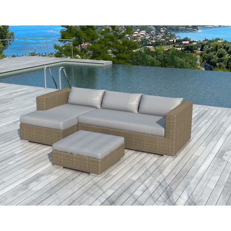 Coussin salon de jardin rond