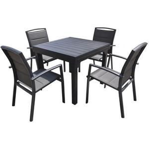 Salon de jardin repas 4 personnes
