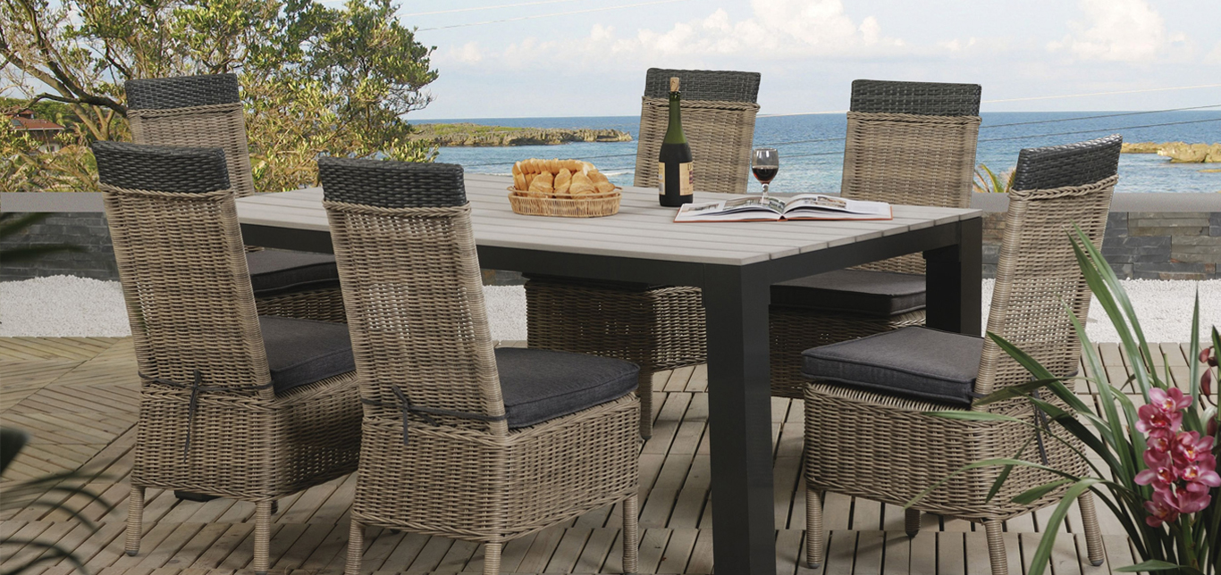 Mobilier de jardin point vert