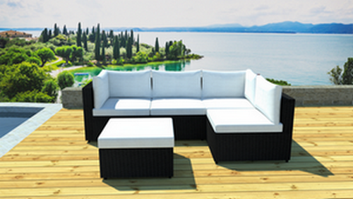 Salon jardin resine tressee rehau
