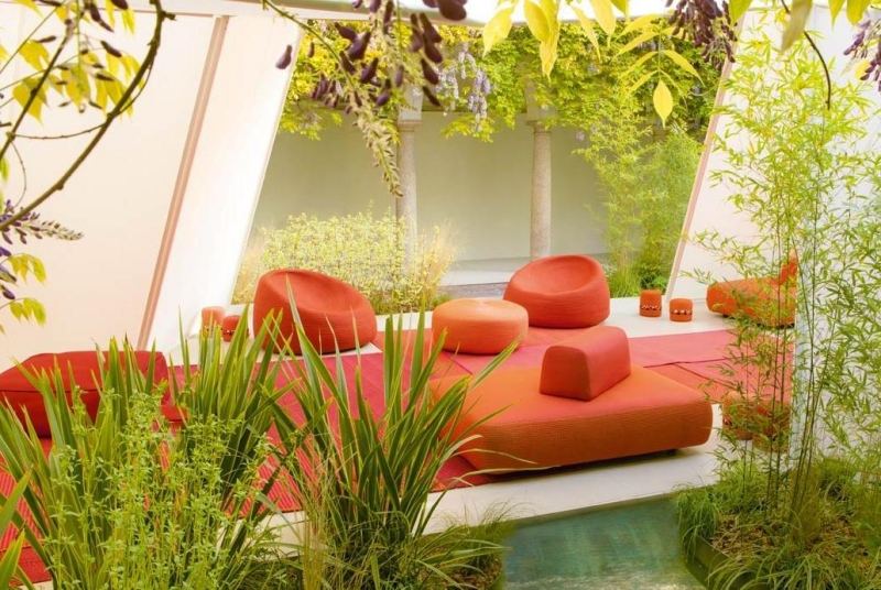 Salon de jardin style oriental