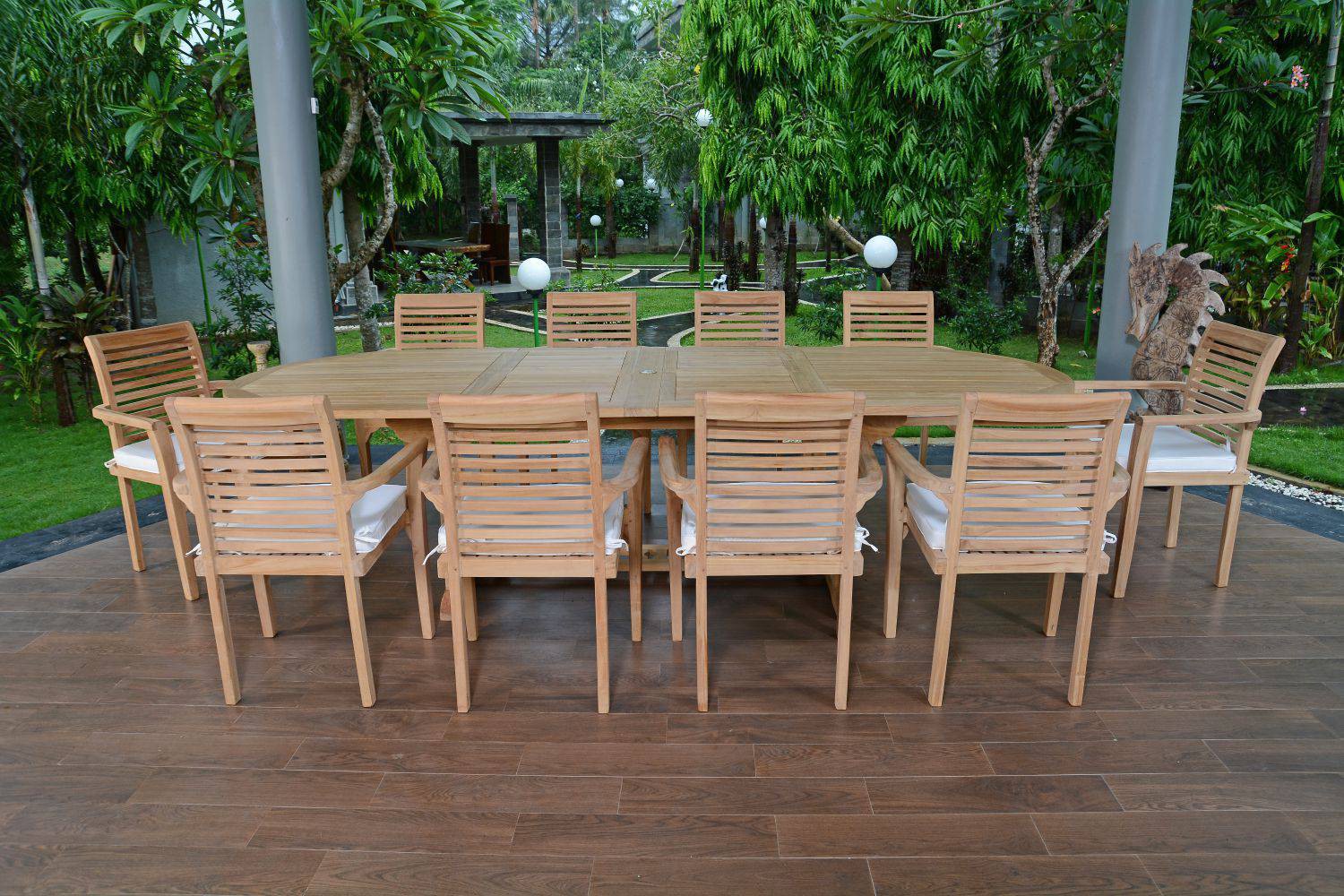 Salon de jardin teck qualité