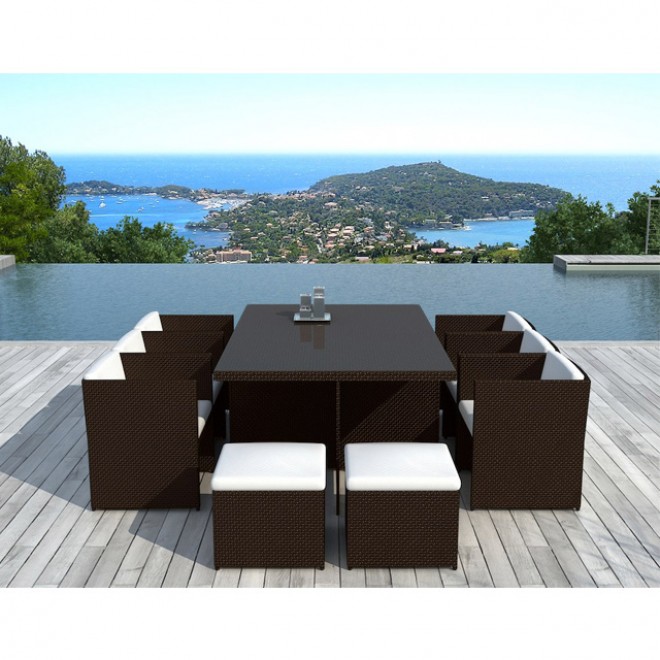 Salon de jardin riverside wicker line