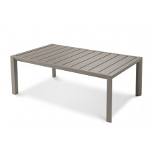 Table salon de jardin plastique bleu
