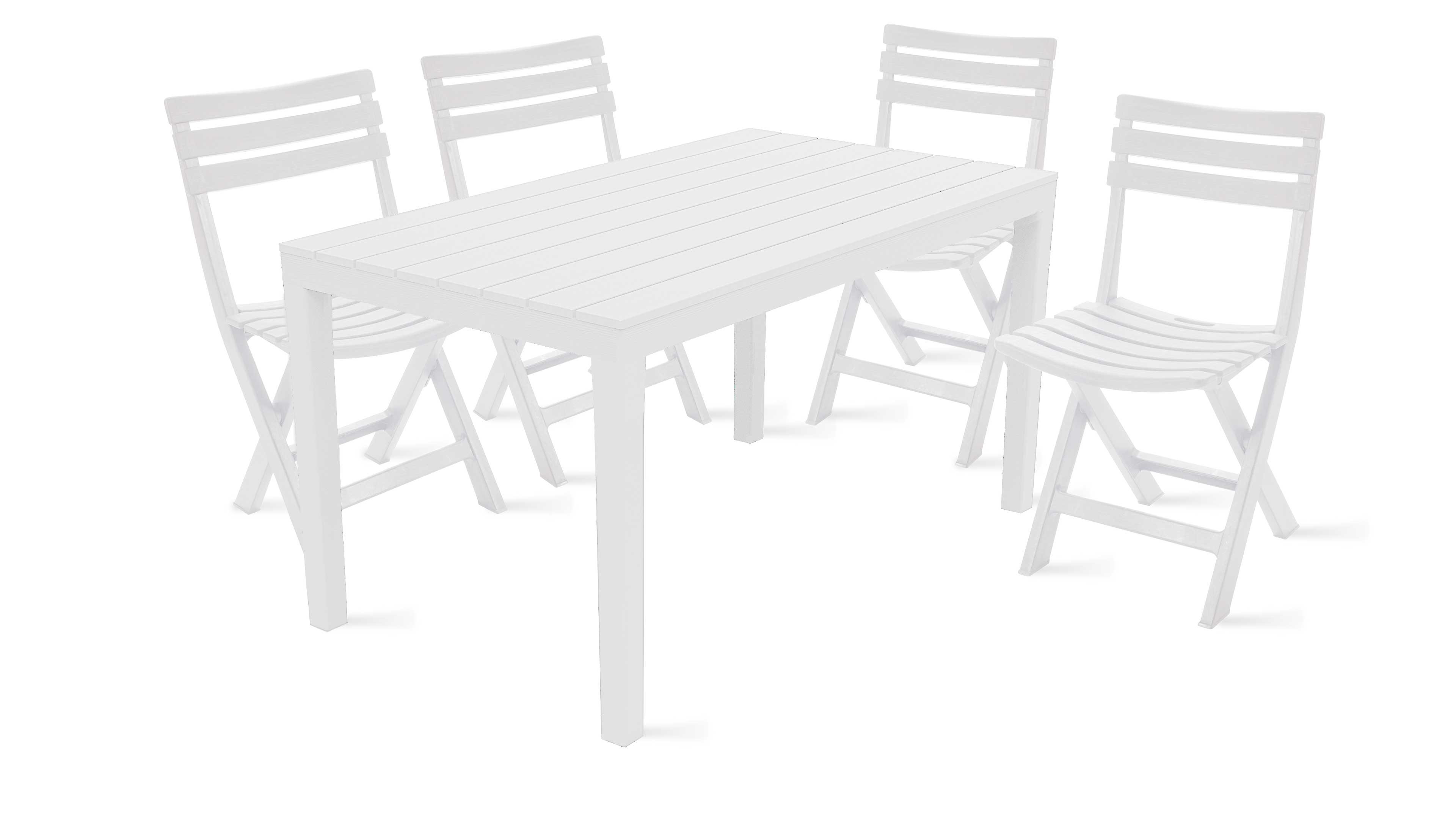 Salon de jardin pliante plastique