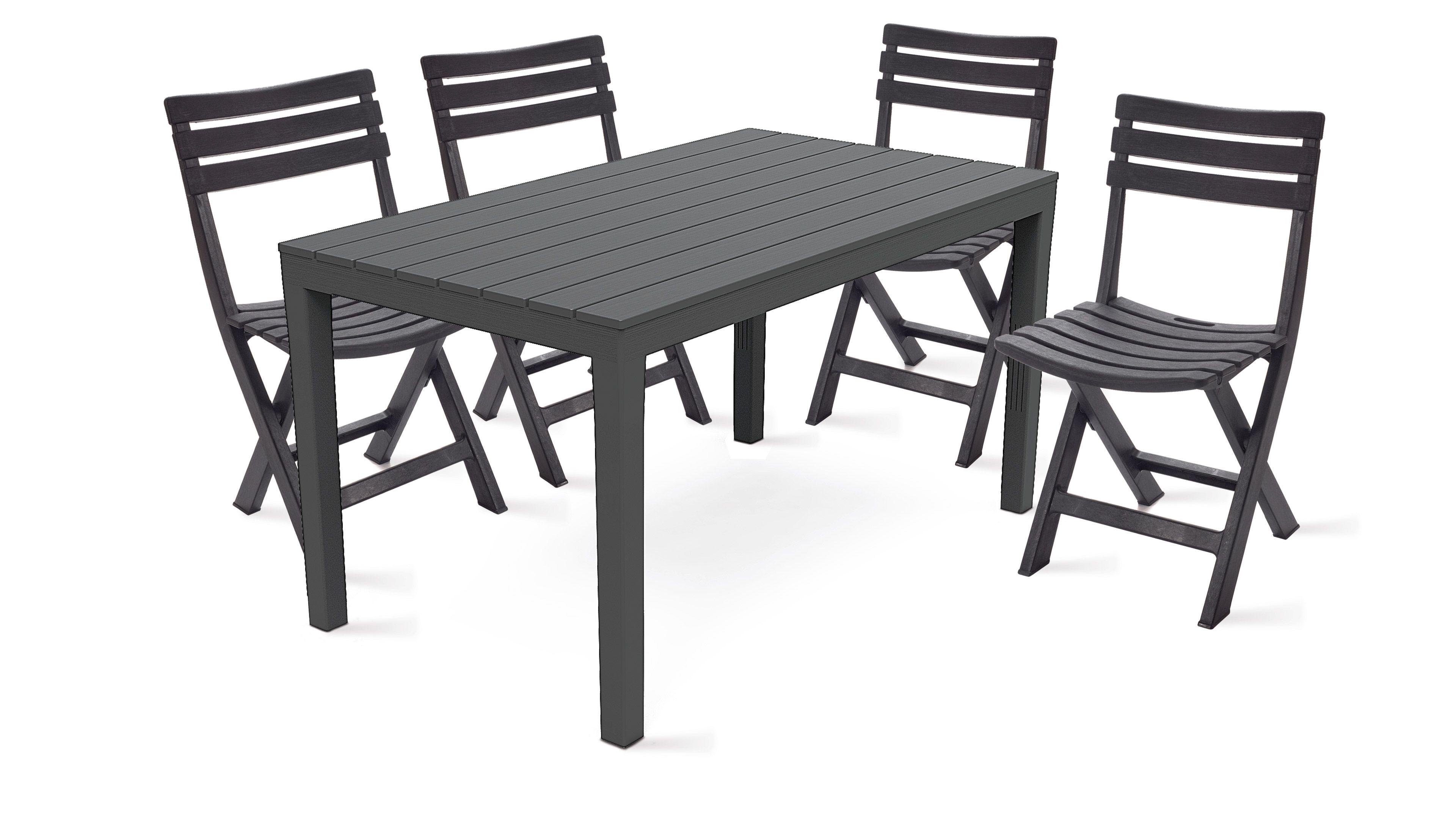 Vis plastique salon de jardin