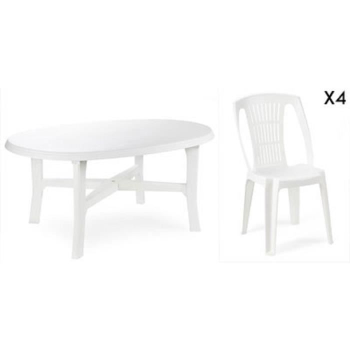 Chaise de salon de jardin plastique